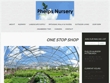 Tablet Screenshot of phelpsnursery.com